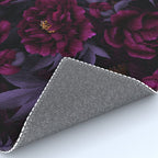 Vintage Dark Night Peonies  Rug Gallery Image 4