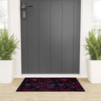 Vintage Dark Night Peonies  Welcome Mat Gallery Image 3