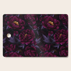 Vintage Dark Night Peonies  Cutting Board Gallery Image 1