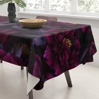 Vintage Dark Night Peonies  Tablecloth Gallery Image 3