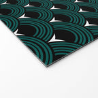 Art Deco Shell Print Welcome Mat Gallery Image 2