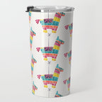 Mexican Donkey PinÌata â CMYK Palette Travel Mug Gallery Image 3