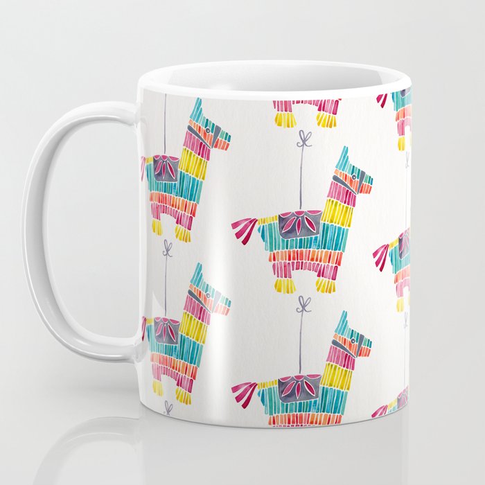 Mexican Donkey PinÌata â CMYK Palette Coffee Mug Gallery Image 3