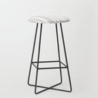 Classic Stripes XLII - Grey and White Stool Gallery Image 1