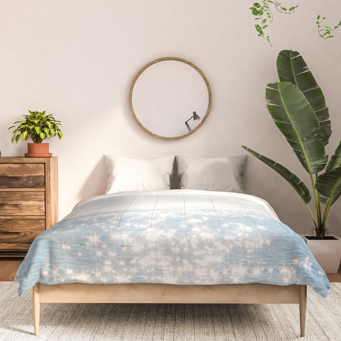 Electric Blue Ocean Comforter Gallery Image 3