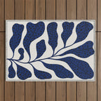 Blue Plant #2 Outdoor Rug Gallery Image 1