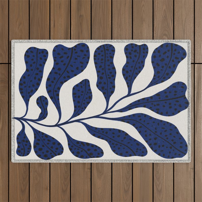 Blue Plant #2 Outdoor Rug Gallery Image 1