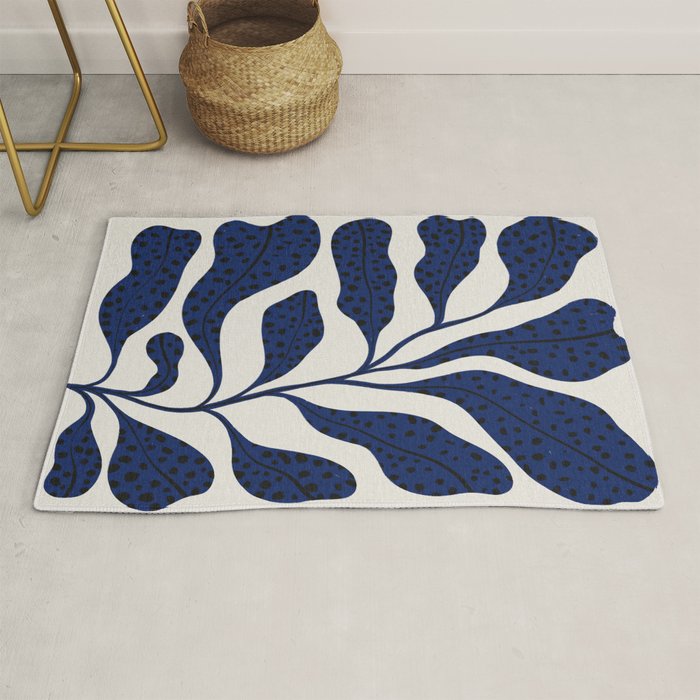 Blue Plant #2 Rug Gallery Image 1