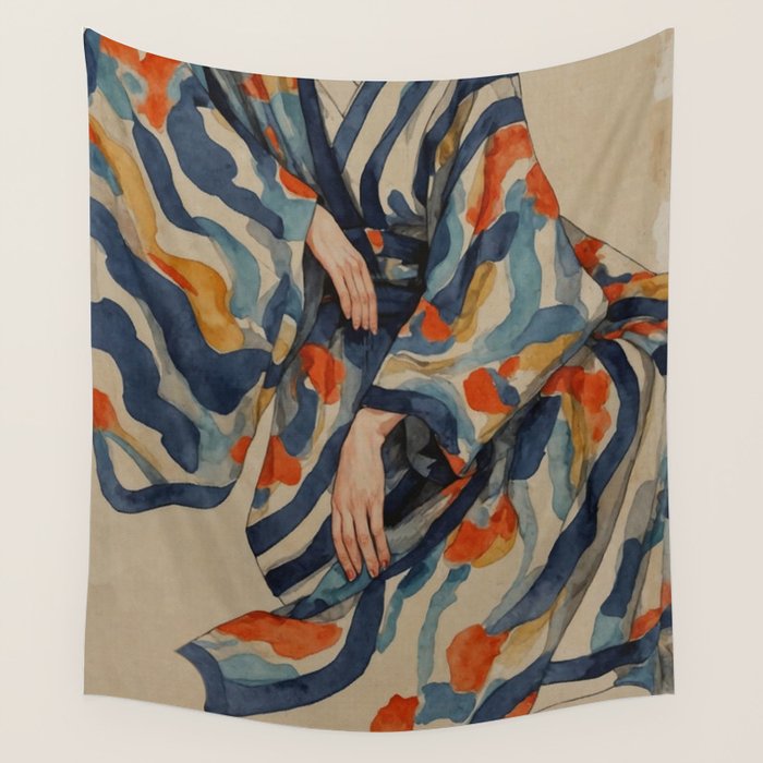 Figurative Woman No 2 Wall Tapestry Gallery Image 1