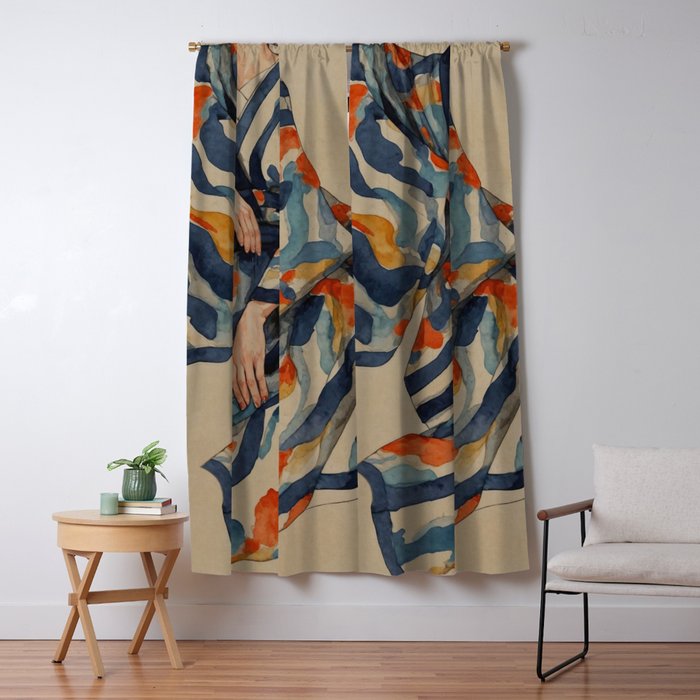 Figurative Woman No 2 Window Curtain Gallery Image 5