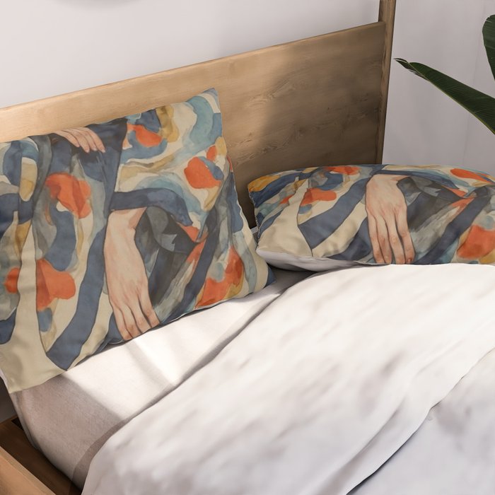 Figurative Woman No 2 Pillow Sham Gallery Image 2