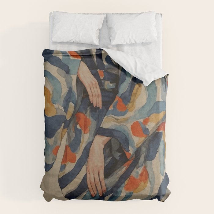 Figurative Woman No 2 Duvet Cover Gallery Image 1
