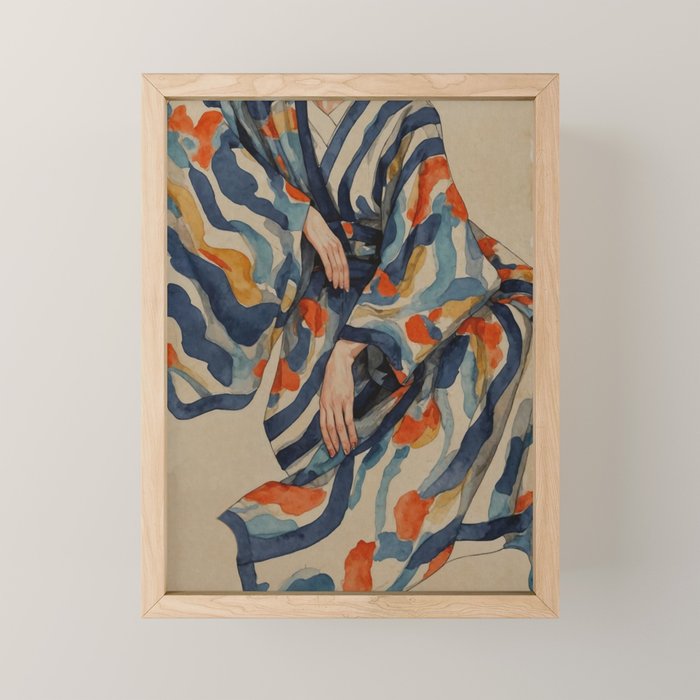 Figurative Woman No 2 Mini Art Print Gallery Image 1