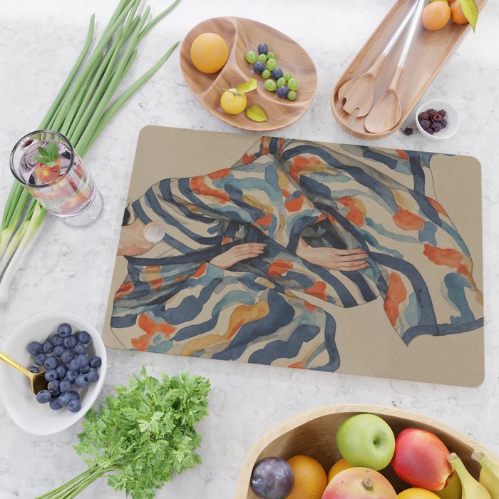 Figurative Woman No 2 Cutting Board Gallery Image 2