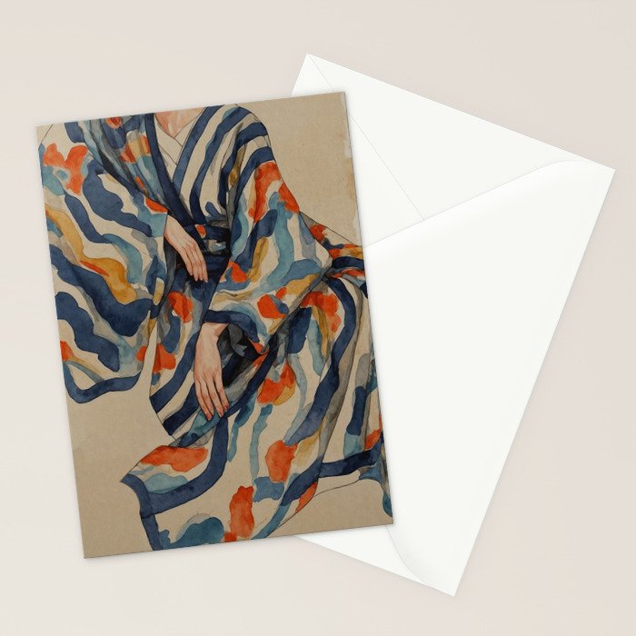 Figurative Woman No 2 Stationery Card Gallery Image 2
