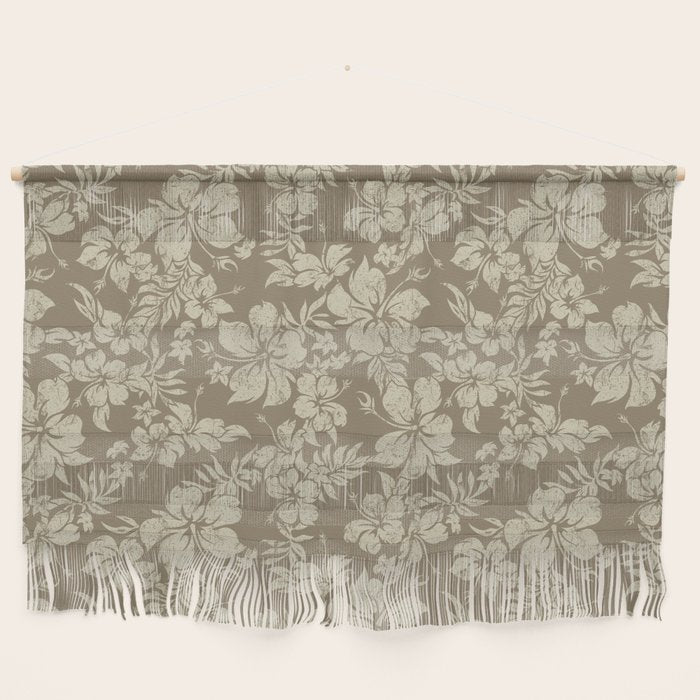 Hibiscus Pareau Hawaiian Floral Aloha Shirt Print Wall Hanging Gallery Image 1
