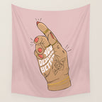 YOU DESERVE BETTER Wall Tapestry Gallery Image 4