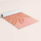 mod palms, pink Yoga Mat Gallery Image 2