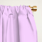 Fish Stripe Purple Minimal Mid Century Modern Lavender Lilac Pink Window Curtain Gallery Image 2