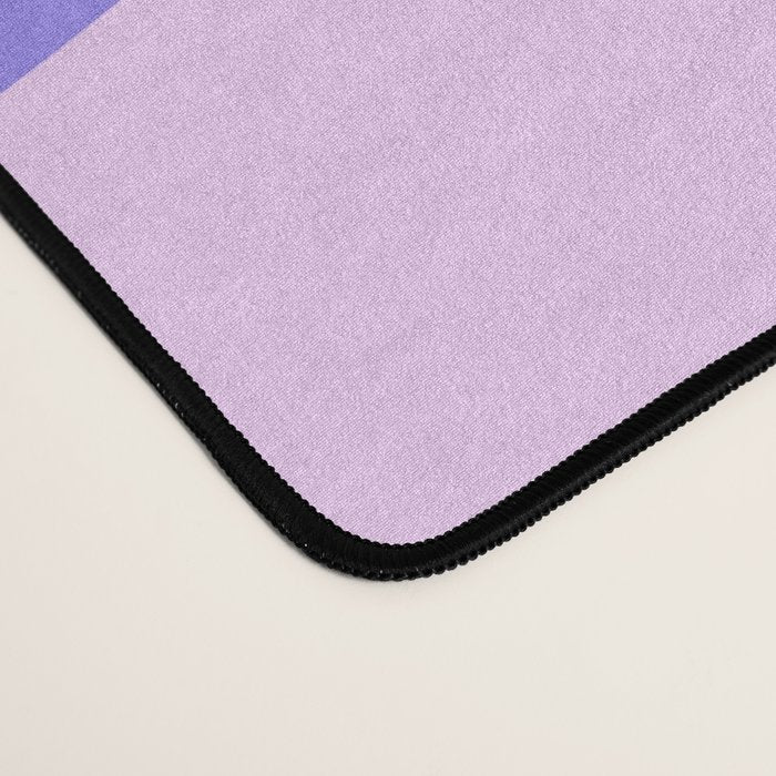 Fish Stripe Purple Minimal Mid Century Modern Lavender Lilac Pink Desk Mat Gallery Image 4