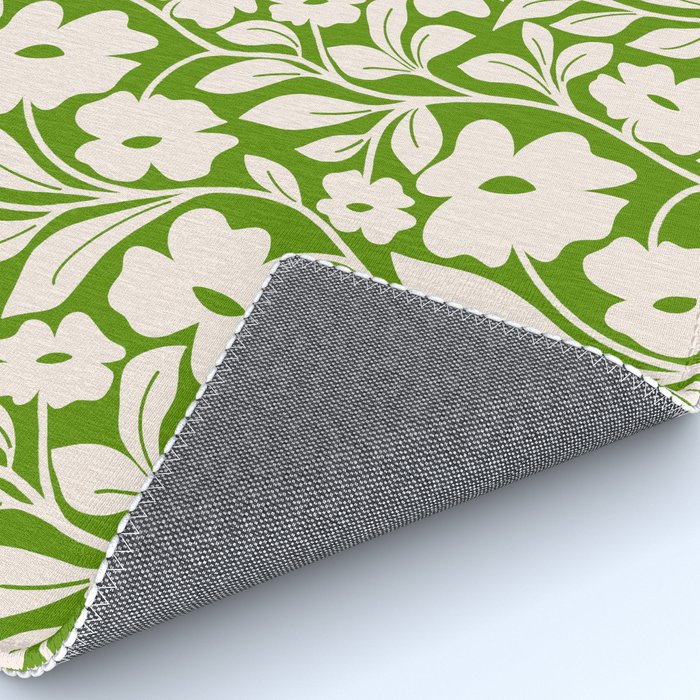 Tropical Vines Pattern - Green Rug Gallery Image 4