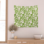 Tropical Vines Pattern - Green Wall Tapestry Gallery Image 2