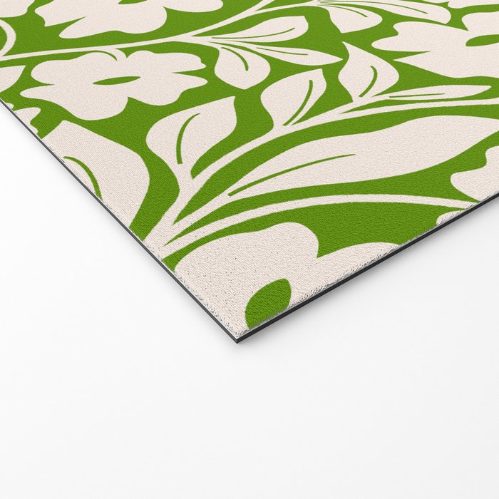 Tropical Vines Pattern - Green Welcome Mat Gallery Image 2