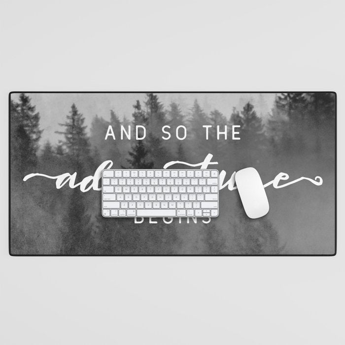 And So The Adventure Begins III Desk Mat Gallery Image 1