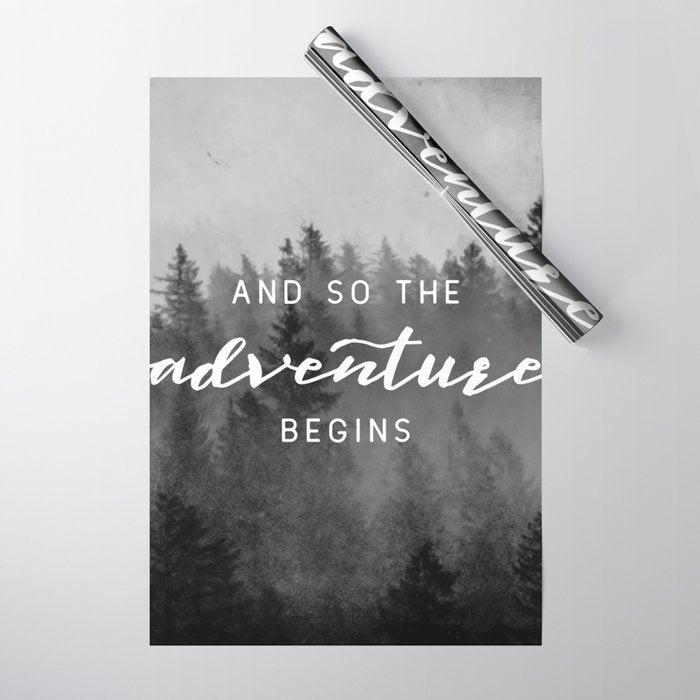 And So The Adventure Begins III Wrapping Paper Gallery Image 1