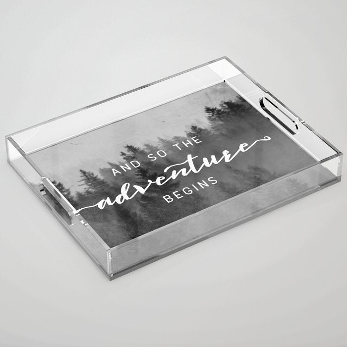 And So The Adventure Begins III Acrylic Tray Gallery Image 1