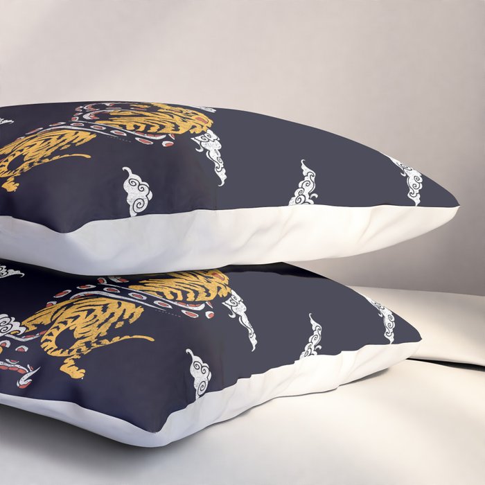 Tiger vs Snake Pillow Sham Gallery Image 3