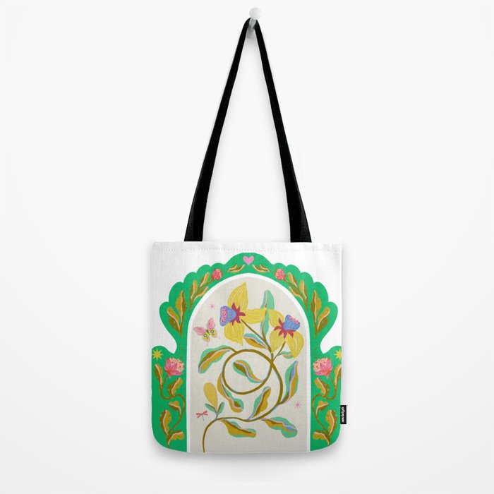 Modern abstract flowers dance Tote Bag Gallery Image 2