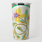 Modern abstract flowers dance Travel Mug Gallery Image 1
