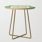 Modern abstract flowers dance Side Table Gallery Image 1