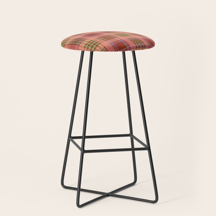 Modern Charm Plaids Stool Gallery Image 1