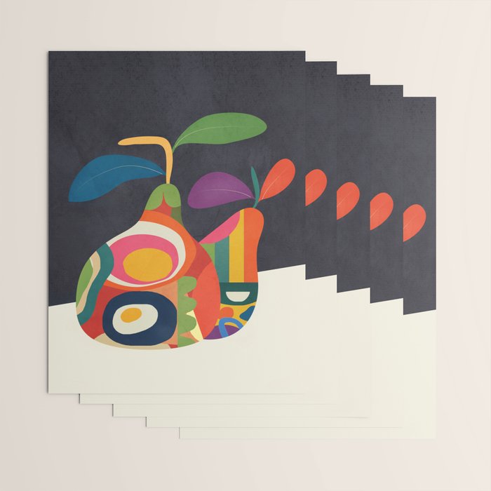 Abstract fruit shapes 02 Wrapping Paper Gallery Image 3