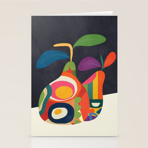 Abstract fruit shapes 02 Stationery Card Gallery Image 2