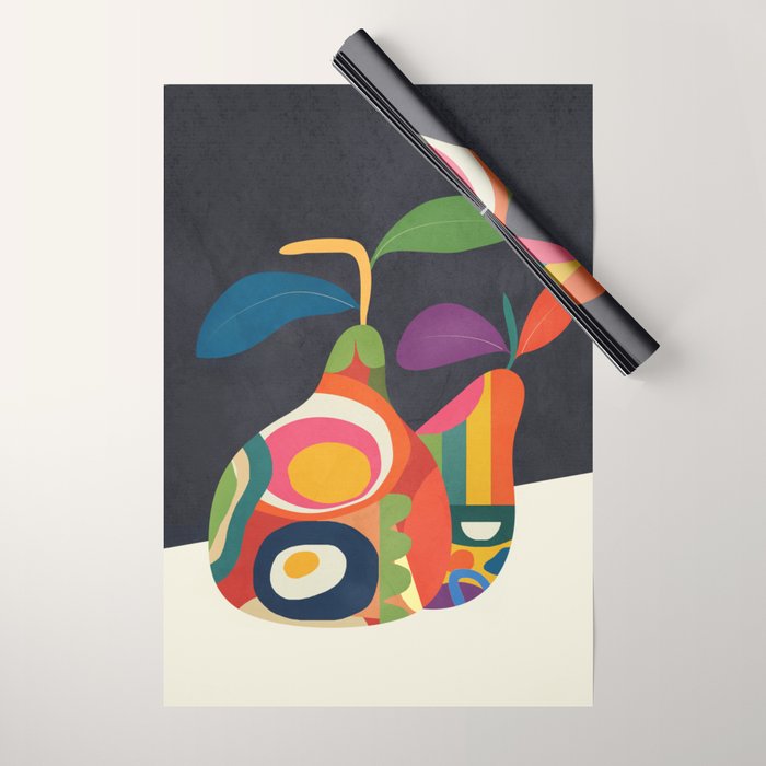 Abstract fruit shapes 02 Wrapping Paper Gallery Image 1