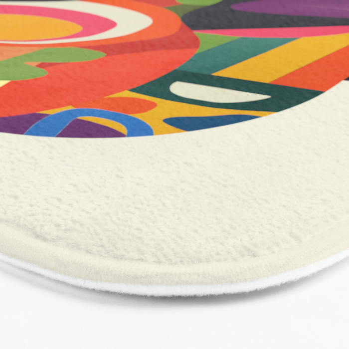 Abstract fruit shapes 02 Bath Mat Gallery Image 3