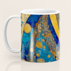 Klimt Cat in Blue and Gold Hood Coffee Mug Gallery Image 3