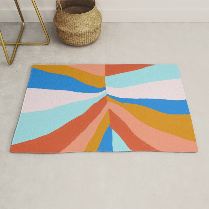 Camryn, rainbow leaf Rug Gallery Image 1