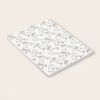 Vintage Floral - Grey Blue Notebook Gallery Image 3