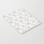 Vintage Floral - Grey Blue Notebook Gallery Image 2