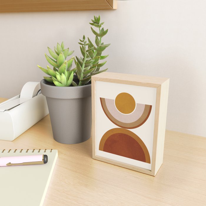 Modern Geometry Mini Art Print Gallery Image 2