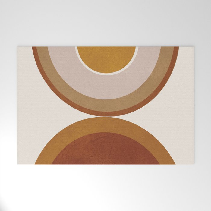 Modern Geometry Welcome Mat Gallery Image 1