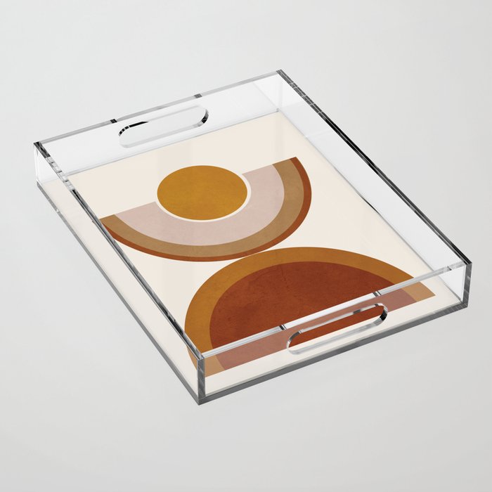 Modern Geometry Acrylic Tray Gallery Image 1
