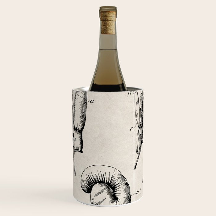 Boxing Gloves Patent - Boxer Trainer Coach Gym Art - Antique Wine Chiller Gallery Image 1