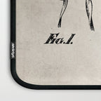 Boxing Gloves Patent - Boxer Trainer Coach Gym Art - Antique Laptop Sleeve Gallery Image 3