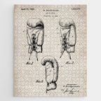 Boxing Gloves Patent - Boxer Trainer Coach Gym Art - Antique Jigsaw Puzzle Gallery Image 1