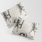 Boxing Gloves Patent - Boxer Trainer Coach Gym Art - Antique Pillow Sham Gallery Image 3
